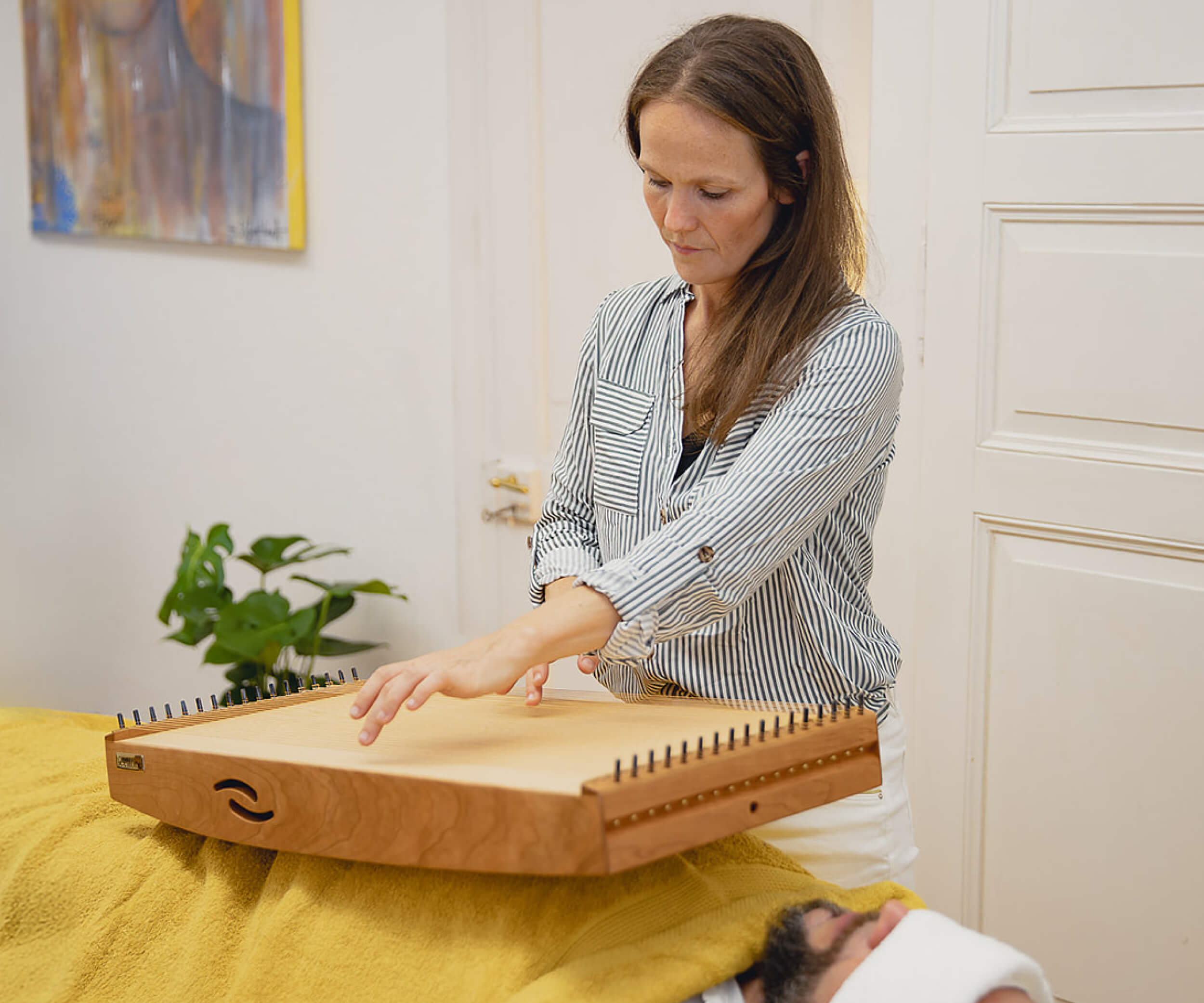 Behandlungsmethode Klang - Monochord - Lebensfluss-Behandlung